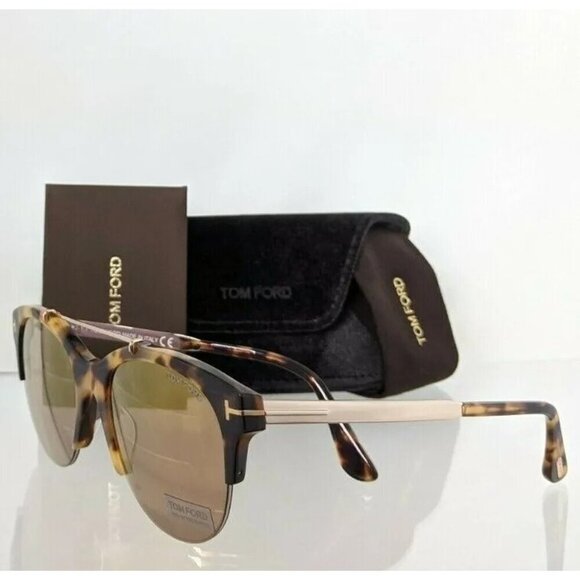 NWT Tom Ford FT0517 Havana Round 55mm Sunglasses main image 5